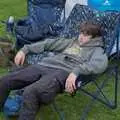 Fred has a moment of ennui, Lane's End Festival, Bressingham, Norfolk - 14th July 2024