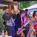 Soul-band horn section, Lane's End Festival, Bressingham, Norfolk - 14th July 2024