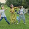 More synchronised dancing with Isobel, Lane's End Festival, Bressingham, Norfolk - 14th July 2024