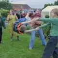 Benson gets swung around, Lane's End Festival, Bressingham, Norfolk - 14th July 2024