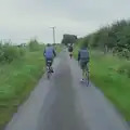 On the road through Back Heyward towards Diss, The BSCC at Gissing Crown and Thelnetham White Horse - 18th July 2024