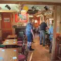 Gaz in the bar of the White Horse, Thelnetham, The BSCC at Gissing Crown and Thelnetham White Horse - 18th July 2024