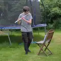 Fred plays one of his Grade 7 pieces, Isobel's Relatives Visit, Brome, Suffolk - 20th July 2024