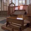 The Binns organ at St. Peter and St. Paul, Eye, Harry at the Zoo, Banham, Norfolk - 28th July 2024