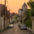 The sun sets near the Église Saint Pierre, An Olympic Road Trip from Diss to Marseille, France - 3rd August 2024