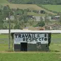 Work and Respect on a hut, An Olympic Road Trip from Diss to Marseille, France - 3rd August 2024