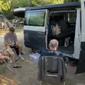 We hang out by the van for a bit, An Olympic Road Trip from Diss to Marseille, France - 3rd August 2024