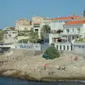 People sunbathe on the rocks, An Olympic Road Trip from Diss to Marseille, France - 3rd August 2024