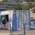 Hamish gets some tourist info, Hannah and Olympic ILCA 6 Sailing, Marseille, France - 5th August 2024