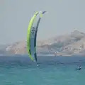 Team GB's foiling kite heads out, Hannah and Olympic ILCA 6 Sailing, Marseille, France - 5th August 2024