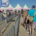 We queue to get into the actual venue, Hannah and Olympic ILCA 6 Sailing, Marseille, France - 5th August 2024