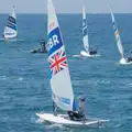 The fleet heads out to sea, Hannah and Olympic ILCA 6 Sailing, Marseille, France - 5th August 2024