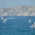 Hannah disappears off , Hannah and Olympic ILCA 6 Sailing, Marseille, France - 5th August 2024