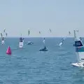 The men's ILCA 7s head out, Hannah and Olympic ILCA 6 Sailing, Marseille, France - 5th August 2024