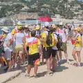 There's a big contingent of Belgian fans, Olympic Non-Sailing, Notre Dame, and the Journey Home, Marseille, France - 8th August 2024