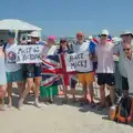 Team support for Micky Beckett in the men's ILCA7, Olympic Non-Sailing, Notre Dame, and the Journey Home, Marseille, France - 8th August 2024