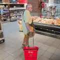 Hamish roams around in the InterMarché, Olympic Non-Sailing, Notre Dame, and the Journey Home, Marseille, France - 8th August 2024