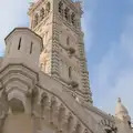 A view up at the tower of Notre Dame, Olympic Non-Sailing, Notre Dame, and the Journey Home, Marseille, France - 8th August 2024