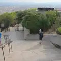 Hamish walks down the steps, Olympic Non-Sailing, Notre Dame, and the Journey Home, Marseille, France - 8th August 2024