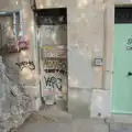 Graffiti on a door, Olympic Non-Sailing, Notre Dame, and the Journey Home, Marseille, France - 8th August 2024