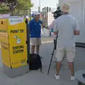 Someone gets interviewed, Olympic Non-Sailing, Notre Dame, and the Journey Home, Marseille, France - 8th August 2024