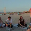 Sean stands around in the evening sun, Olympic Non-Sailing, Notre Dame, and the Journey Home, Marseille, France - 8th August 2024