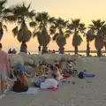 A line of palm trees gives us some shade, Olympic Non-Sailing, Notre Dame, and the Journey Home, Marseille, France - 8th August 2024