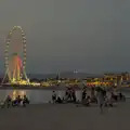 The ferris wheel is lit up , Olympic Non-Sailing, Notre Dame, and the Journey Home, Marseille, France - 8th August 2024