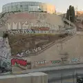 A heavily-graffitoed part of Marseille, Olympic Non-Sailing, Notre Dame, and the Journey Home, Marseille, France - 8th August 2024