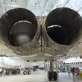 The exhaust ducts of a pair of Olympus engines, Flying in a Dragon Rapide, IWM Duxford, Cambridgeshire - 17th August 2024