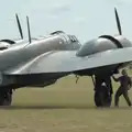 A Bristol Blenheim is readied for flight, Flying in a Dragon Rapide, IWM Duxford, Cambridgeshire - 17th August 2024