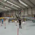 We check out the working-aircraft-in-repair hangar, Flying in a Dragon Rapide, IWM Duxford, Cambridgeshire - 17th August 2024