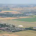 A view of Duxford airfield, Flying in a Dragon Rapide, IWM Duxford, Cambridgeshire - 17th August 2024