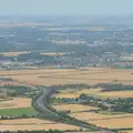 Cambridge and the M11, Flying in a Dragon Rapide, IWM Duxford, Cambridgeshire - 17th August 2024