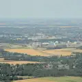 Addenbrooke's ever-expanding hospital site, Flying in a Dragon Rapide, IWM Duxford, Cambridgeshire - 17th August 2024