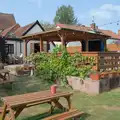 The beer garden of the Crossways, A Trip to Ickworth House with Sis, Horringer - 19th August 2024