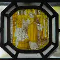 Some mediaeval stained glass in St. Mary's, A Trip to Ickworth House with Sis, Horringer - 19th August 2024