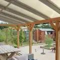 A view from inside the new patio cover, A Trip to Ickworth House with Sis, Horringer - 19th August 2024