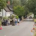 The road to Hunston in Walsham le Willows, A Summer Party, and the GSB at Walsham le Willows, Suffolk - 26th August 2024