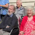 Former GSB player Ron, with Sheila, A Summer Party, and the GSB at Walsham le Willows, Suffolk - 26th August 2024