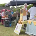 Various stalls near the village hall, A Summer Party, and the GSB at Walsham le Willows, Suffolk - 26th August 2024