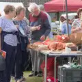 People consider next year's flower bulbs, A Summer Party, and the GSB at Walsham le Willows, Suffolk - 26th August 2024