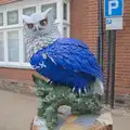 There's some sort of Ed Sheeran eagle-owl in Eye, A Summer Party, and the GSB at Walsham le Willows, Suffolk - 26th August 2024