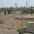 A lost chair near a pile of rubble, The Death of the Feather Factory, Diss, Norfolk - 30th August 2024