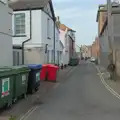 Wheelie bins on Crabbe Street, A Protest on the Beach, Aldeburgh, Suffolk - 1st September 2024