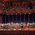 The concert ends with the entire ensemble singing, A Protest on the Beach, Aldeburgh, Suffolk - 1st September 2024