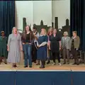 The cast sing a song from Celtic Nights, Palgrave Players do "Once", Garboldisham, Norfolk - 18th September 2024