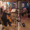 There's an unusual appearance of a cello first, Palgrave Players do the White Horse Open Mic Night, South Lopham - 29th September 2024