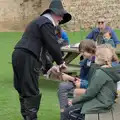 Harry gets the thumb-screws, The Witchfinder General at Framlingham Castle, Suffolk - 26th October 2024