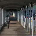 The long walkway to the terminal, A Trip to Lloret de Mar, Catalonia, Spain - 27th October 2024